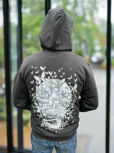 Moon Cage Unisex Zip Hoodie