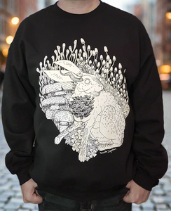 Twisted Mycelium Bunny Unisex Sweatshirt