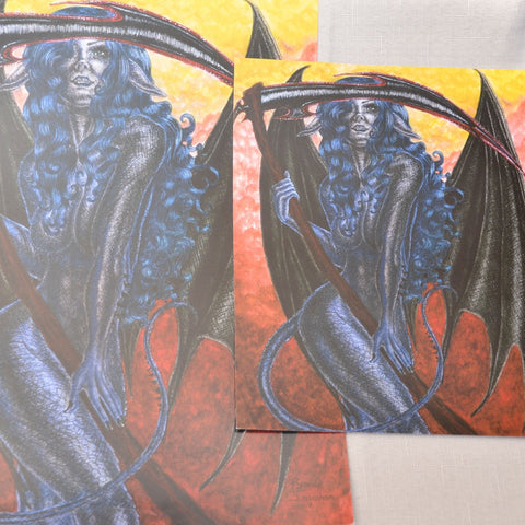 Painted Succubus Fine Art Print