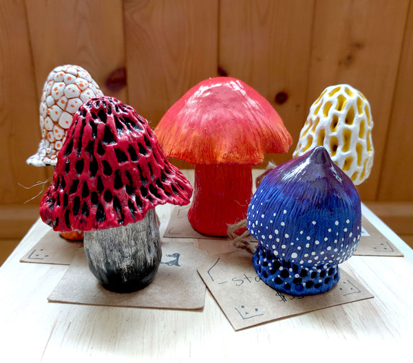Mushroom Bottle Sculpture - Mach Morale - .5g